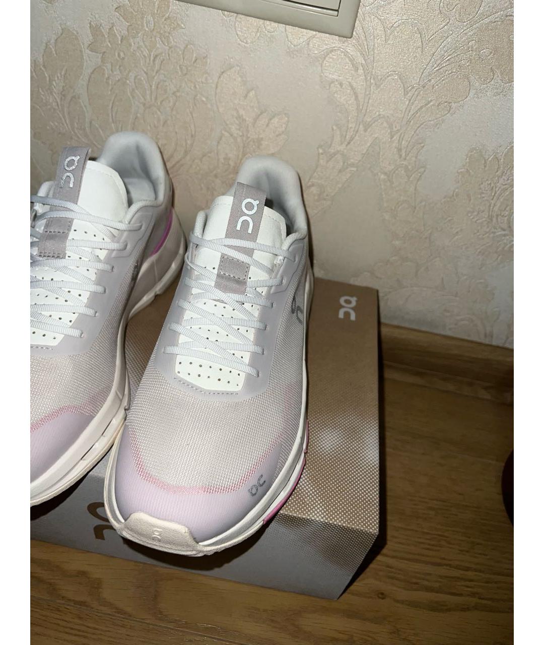 ON Розовые текстильные кроссовки, фото 4