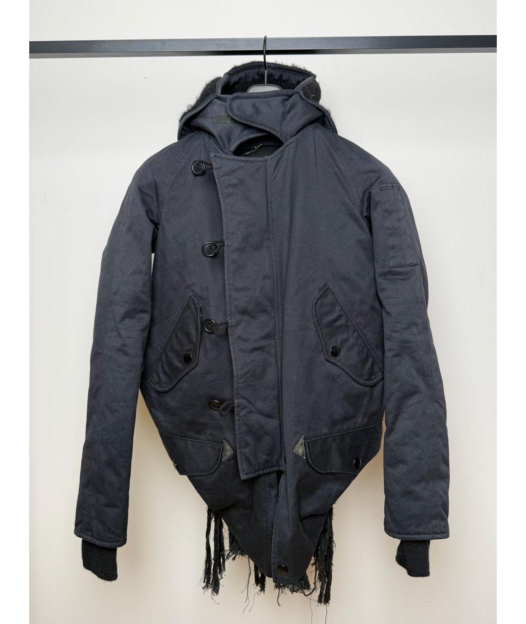 Mihara Yasuhiro Черная хлопковая куртка, фото 7