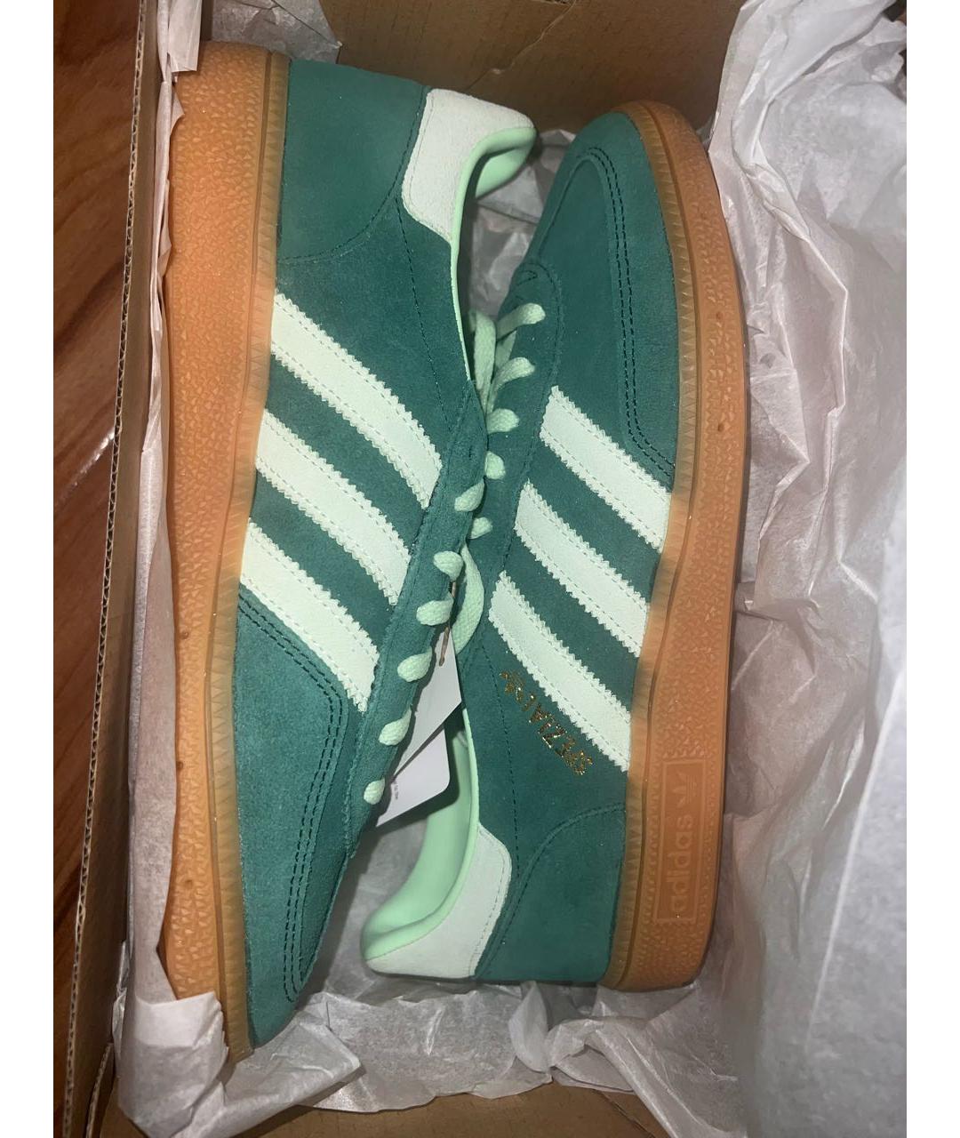 ADIDAS Зеленые замшевые кеды, фото 6