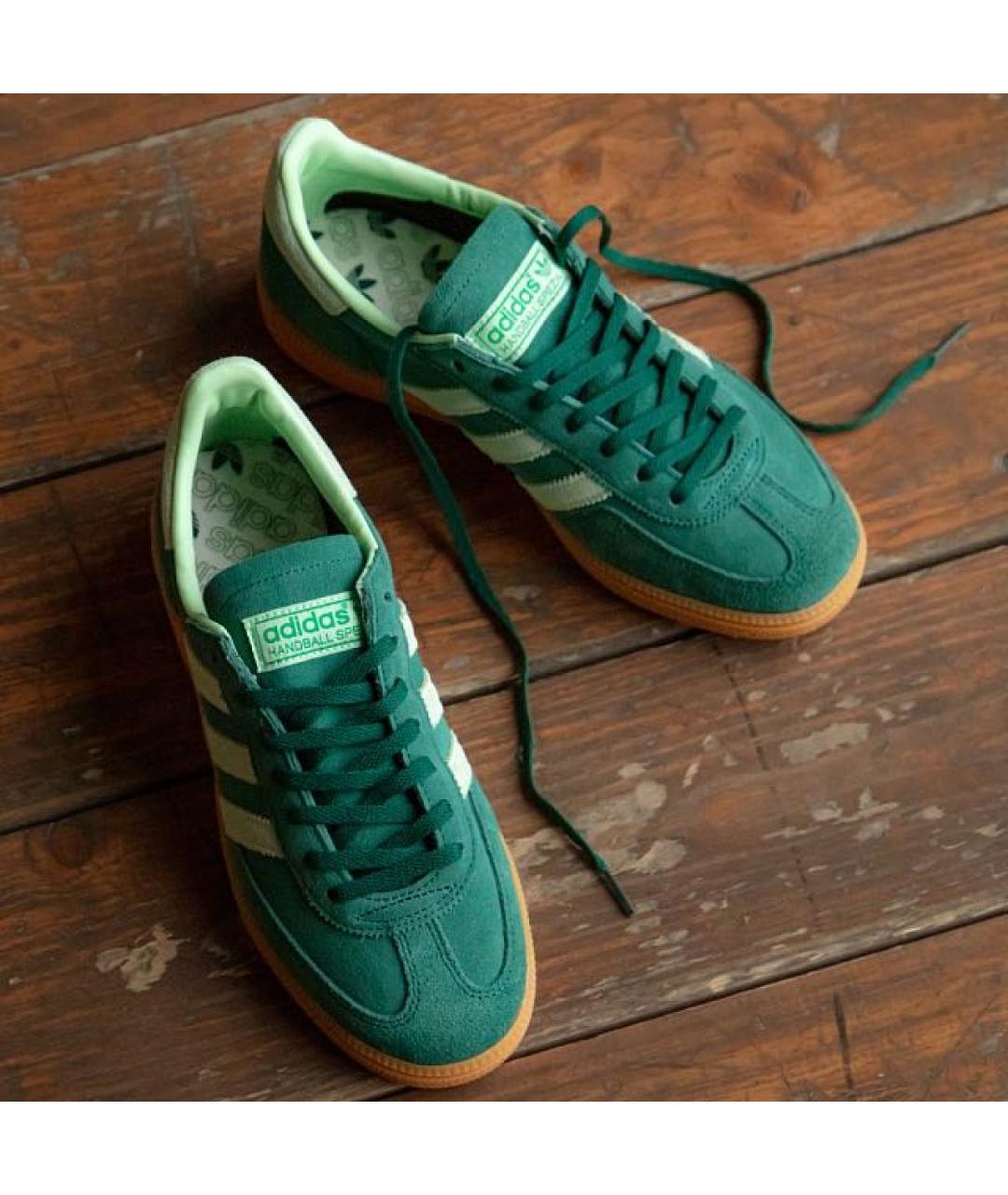 ADIDAS Зеленые замшевые кеды, фото 4