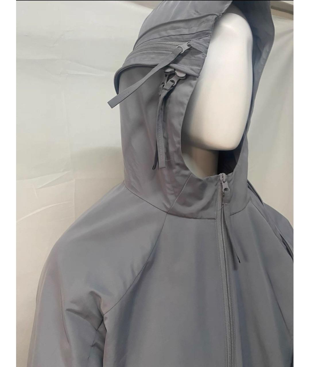 POST ARCHIVE FACTION (PAF) Антрацитовый тренч / плащ, фото 5