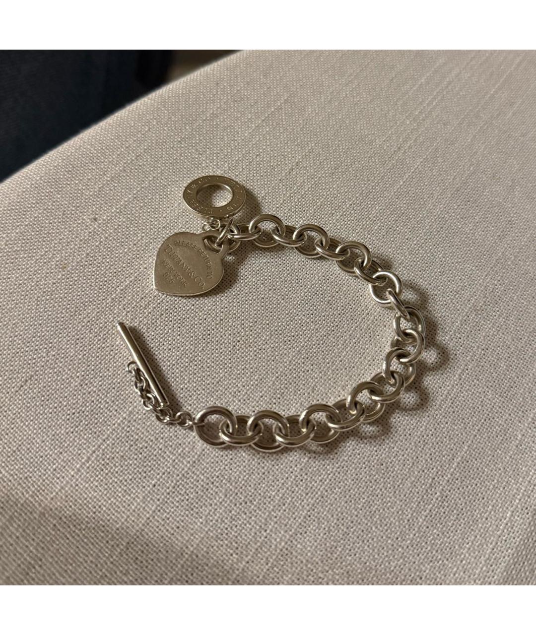 TIFFANY&CO Серебрянный серебряный браслет, фото 2