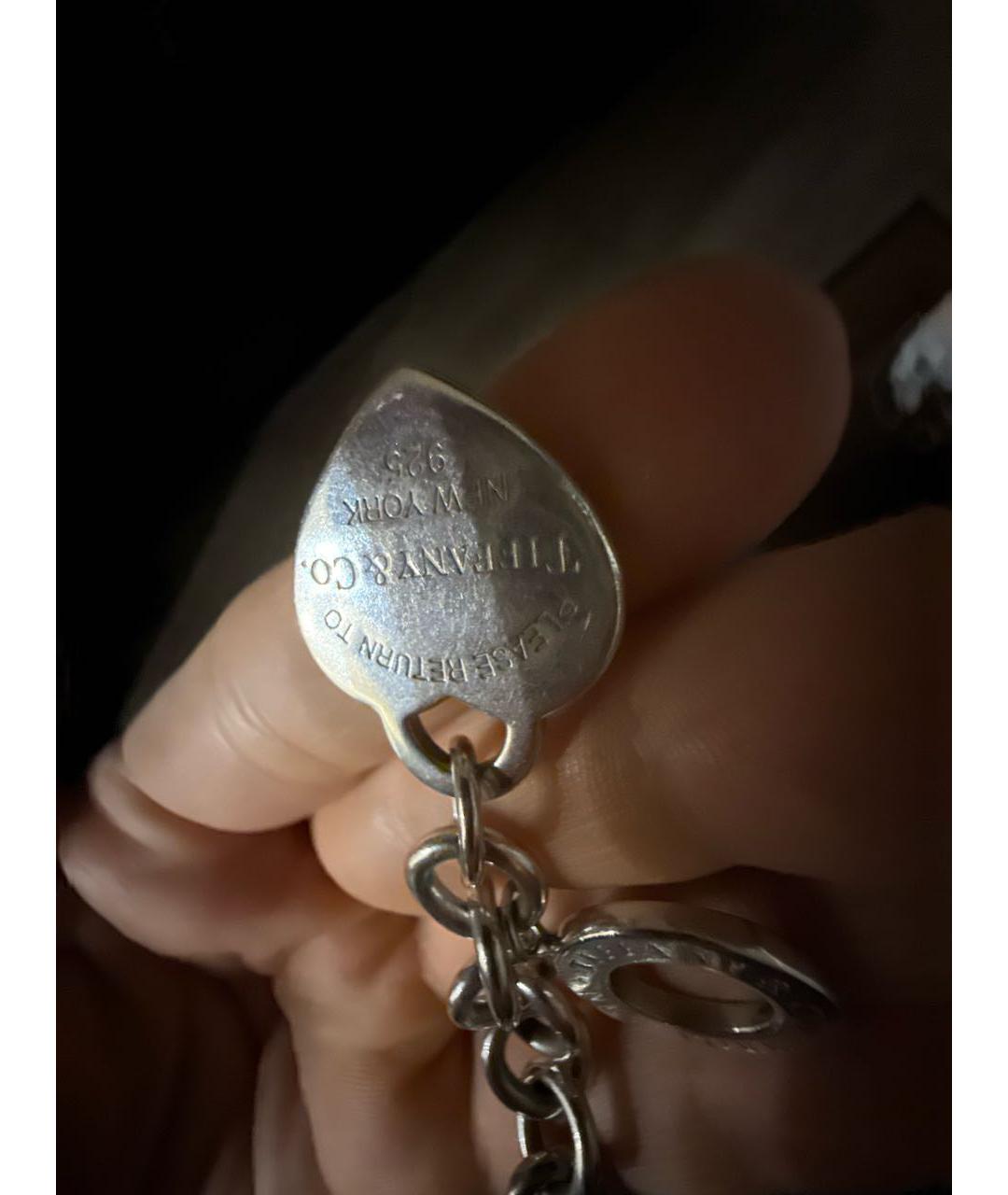 TIFFANY&CO Серебрянный серебряный браслет, фото 4