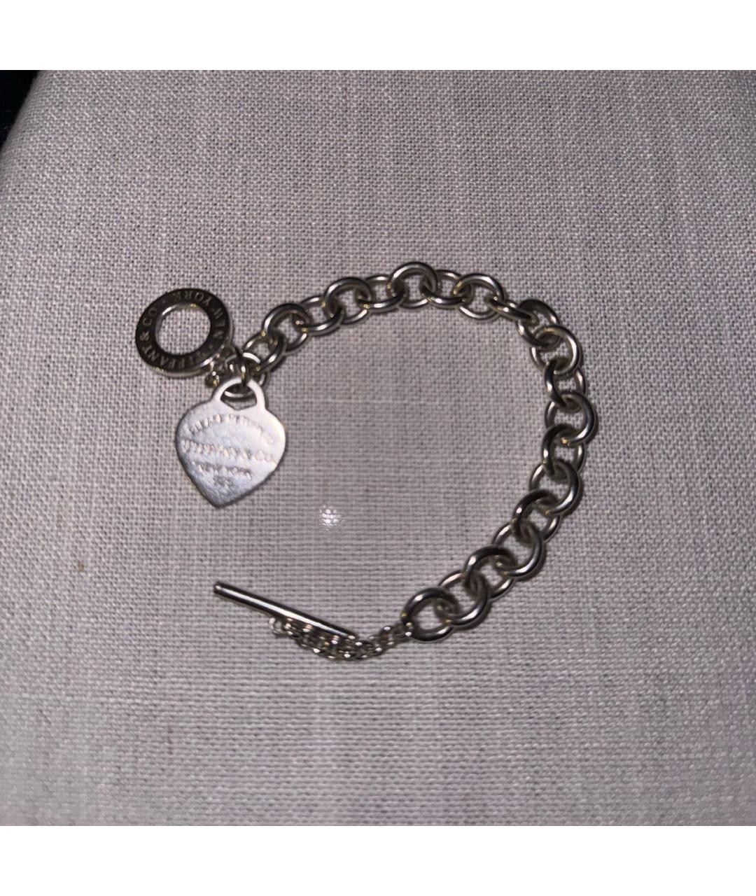 TIFFANY&CO Серебрянный серебряный браслет, фото 6