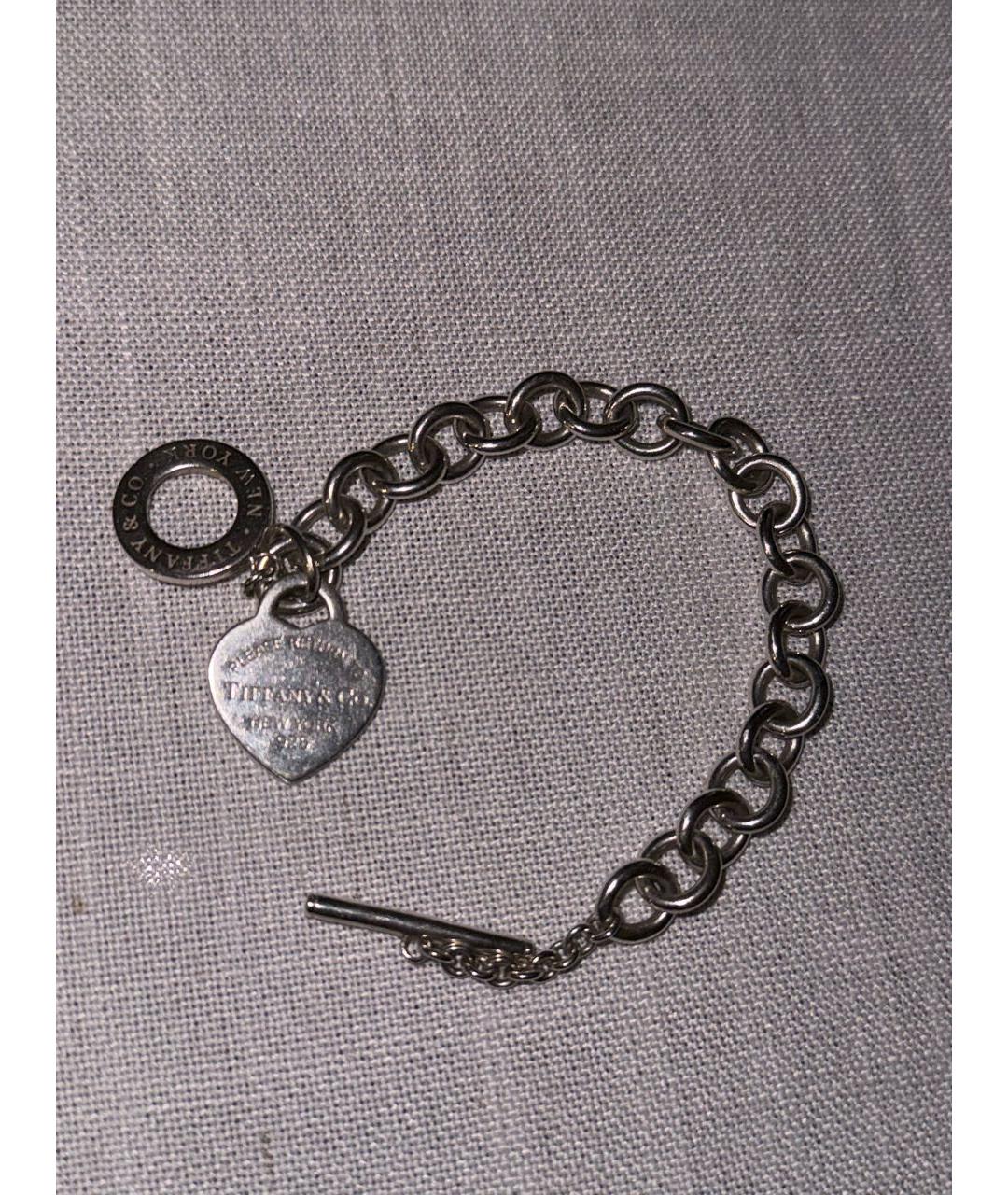 TIFFANY&CO Серебрянный серебряный браслет, фото 3