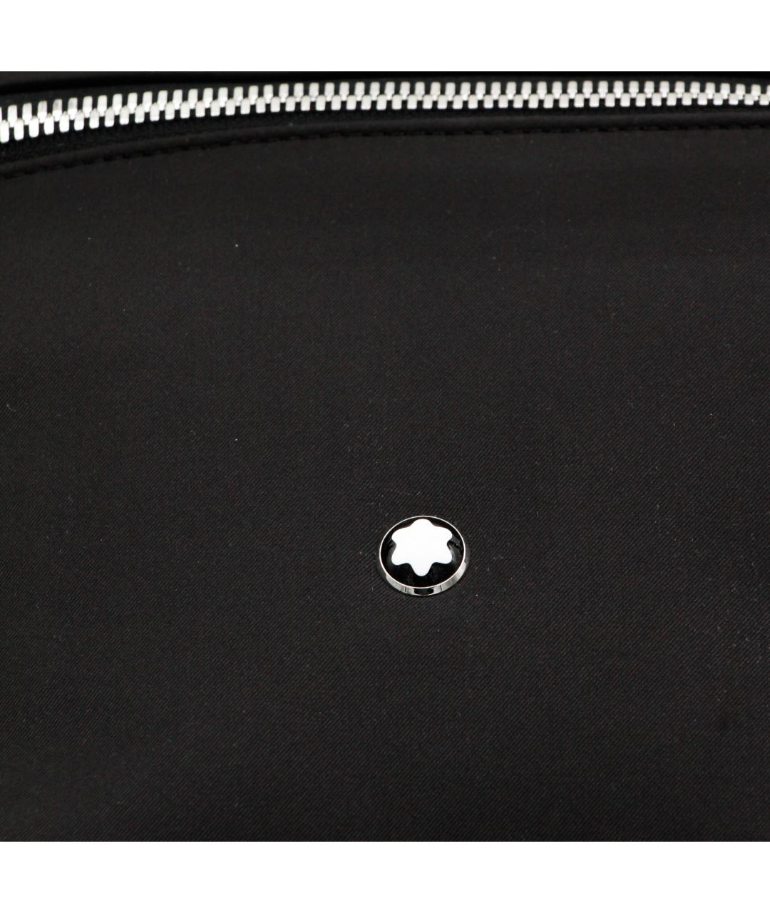 MONTBLANC Черная синтетическая сумка тоут, фото 4