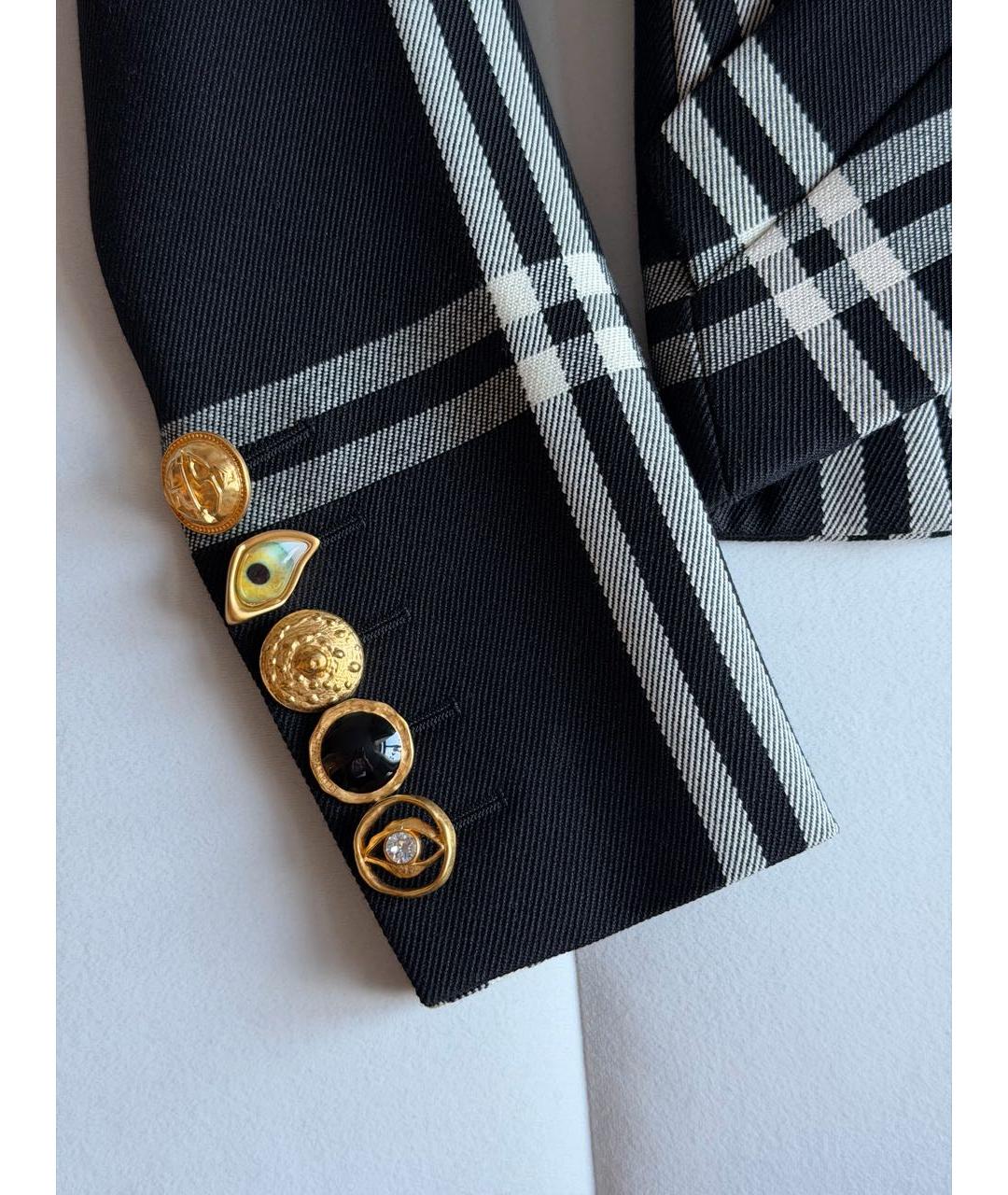 SCHIAPARELLI Черный шерстяной костюм с юбками, фото 4