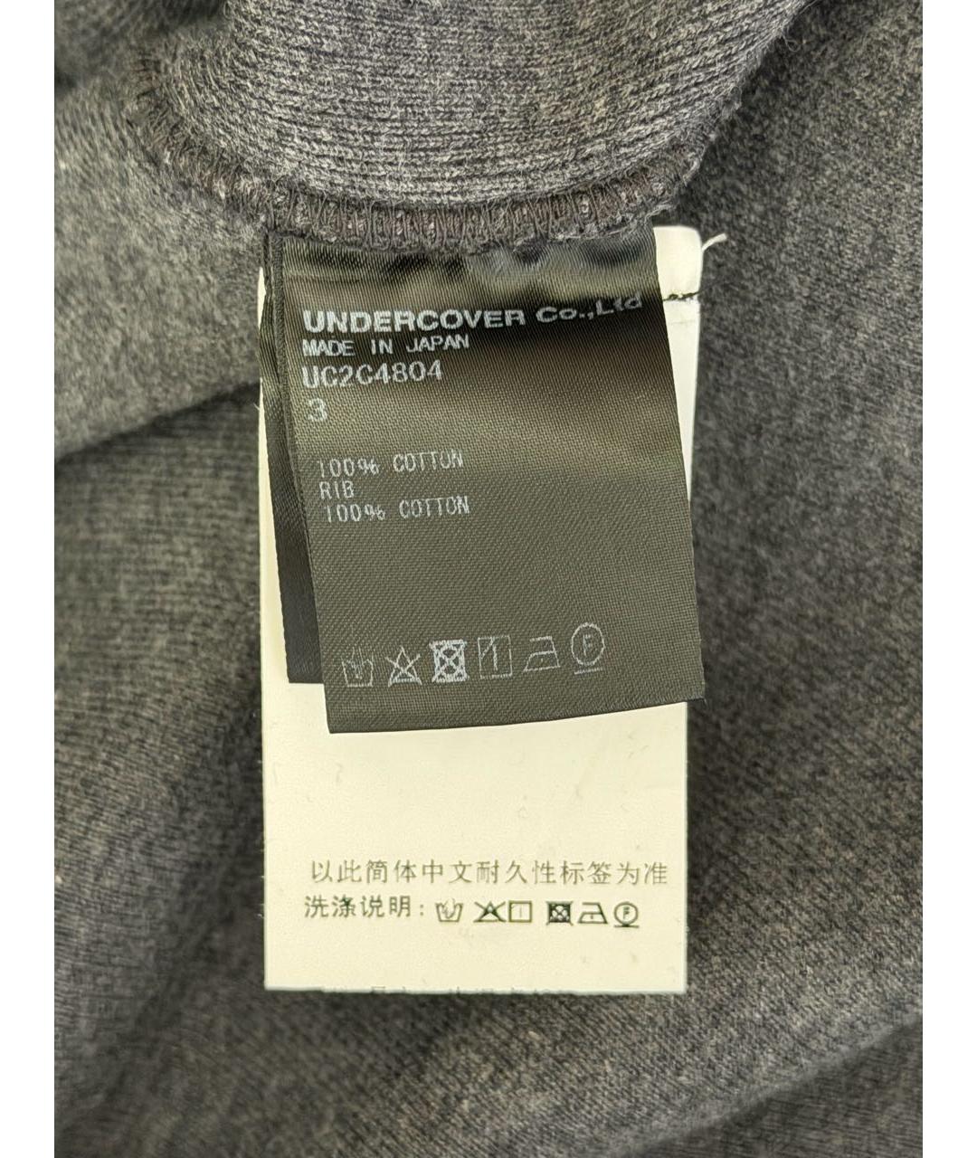 UNDERCOVER Серый шерстяной джемпер / свитер, фото 4