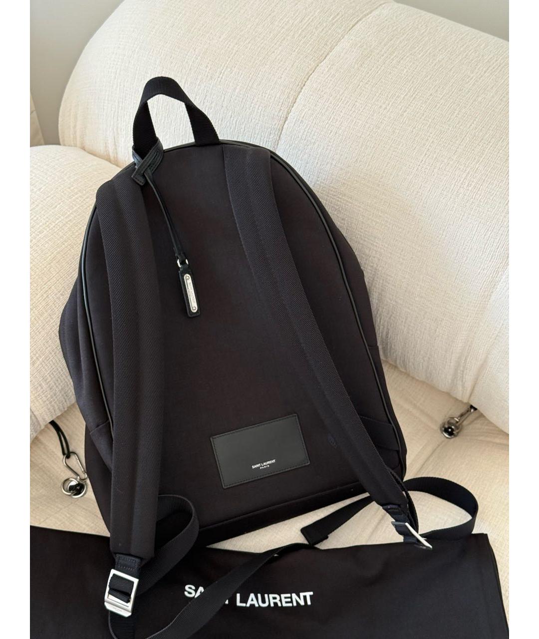 SAINT LAURENT Черный рюкзак, фото 3