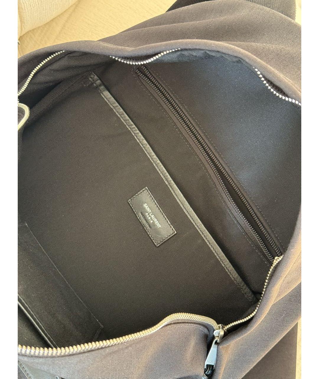 SAINT LAURENT Черный рюкзак, фото 4