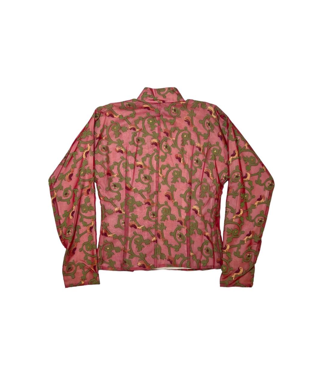 COMME DES GARÇONS Бордовый сетчатый жакет/пиджак, фото 2