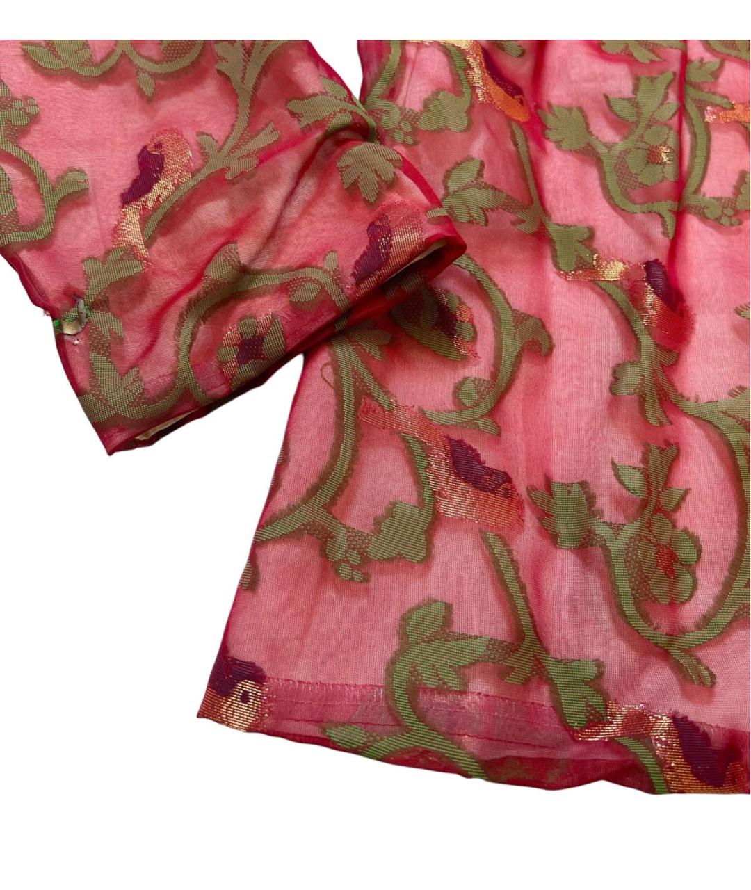 COMME DES GARÇONS Бордовый сетчатый жакет/пиджак, фото 5