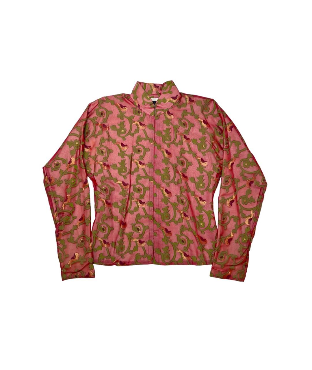 COMME DES GARÇONS Бордовый сетчатый жакет/пиджак, фото 1