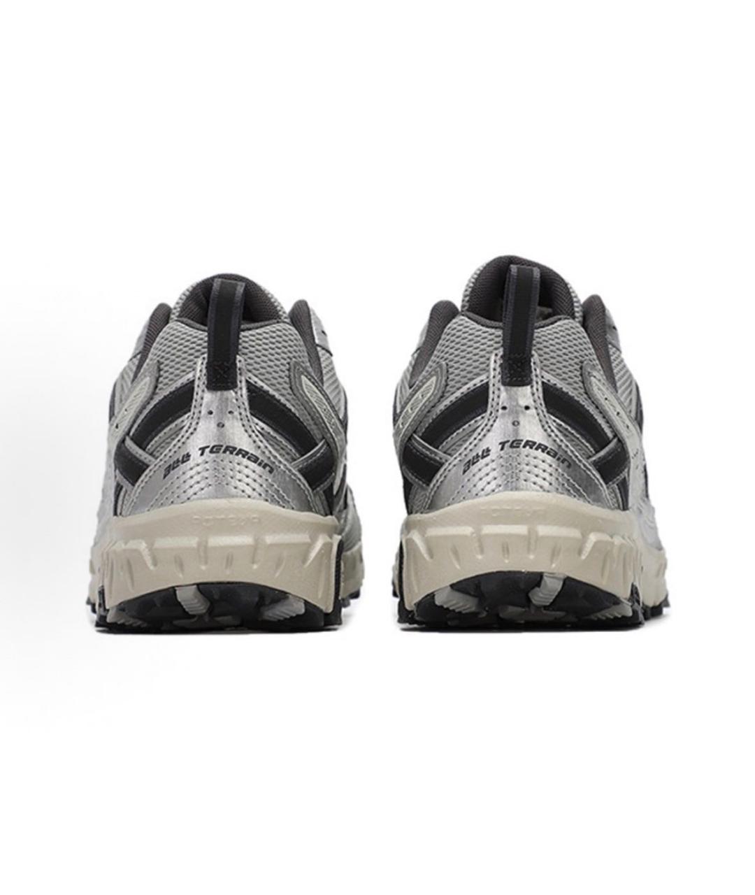 NEW BALANCE Серые текстильные низкие кроссовки / кеды, фото 4