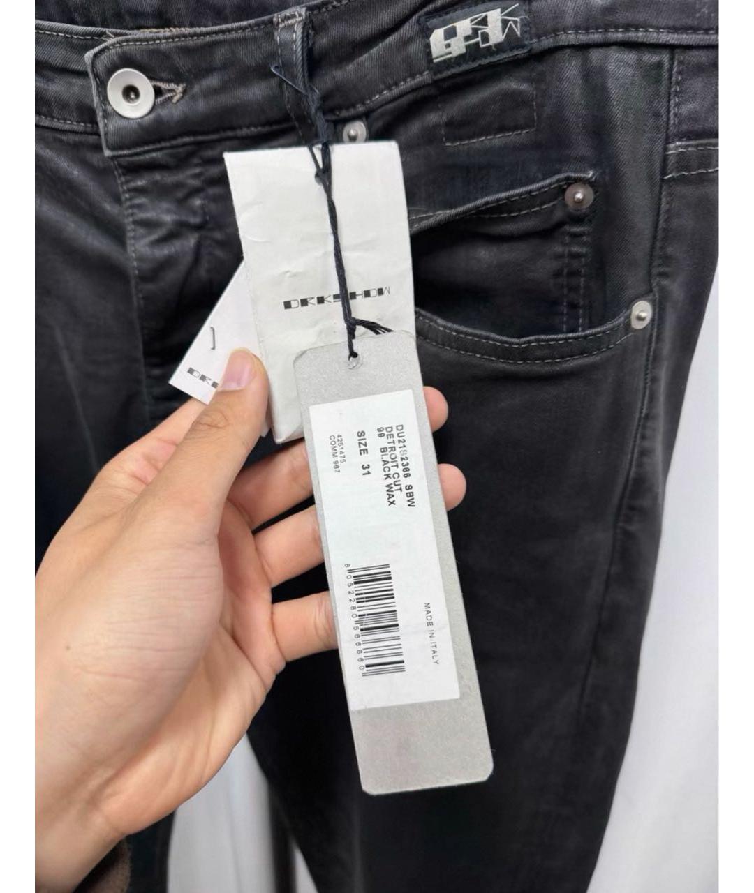 RICK OWENS DRKSHDW Черные джинсы, фото 5