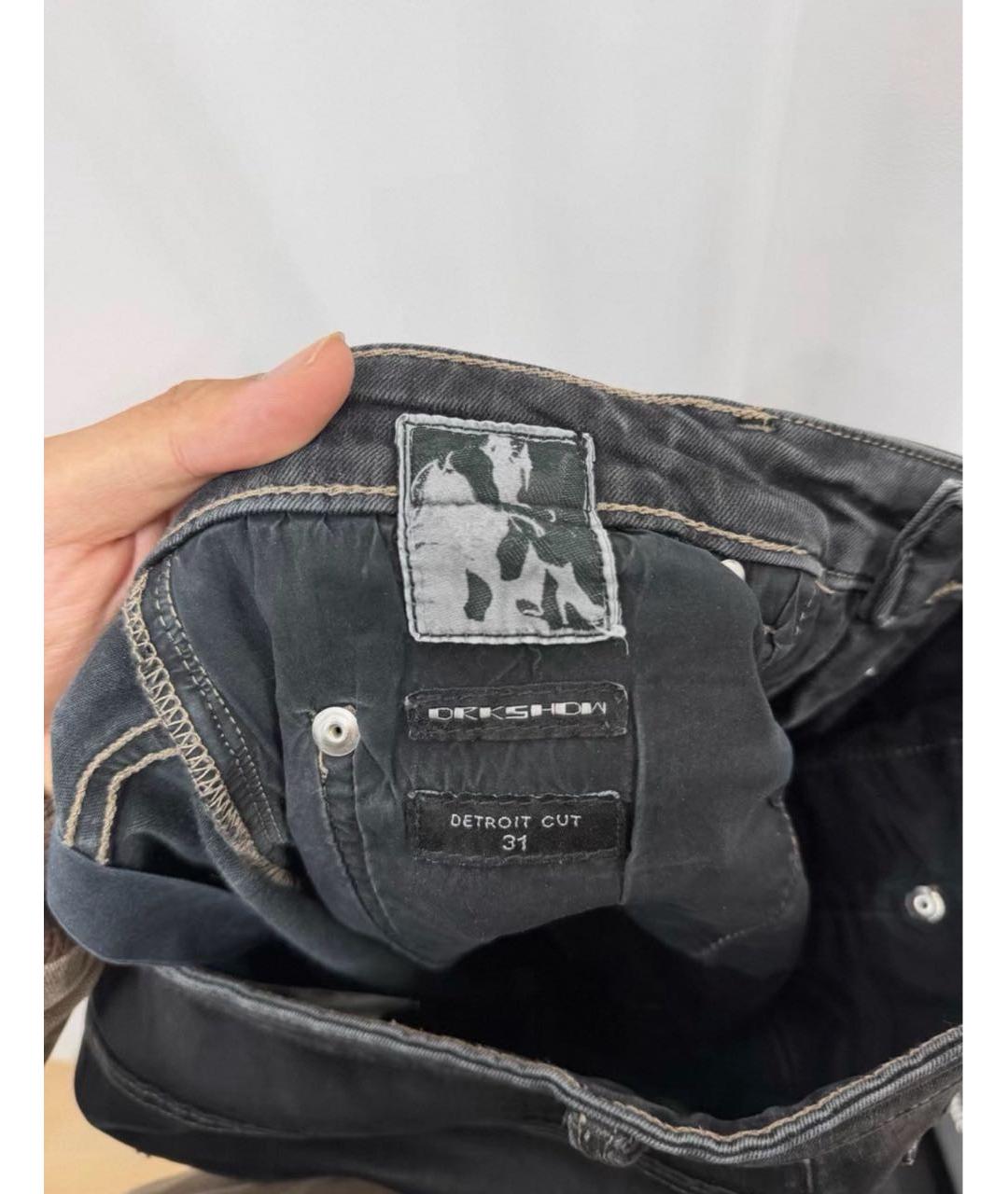 RICK OWENS DRKSHDW Черные джинсы, фото 4