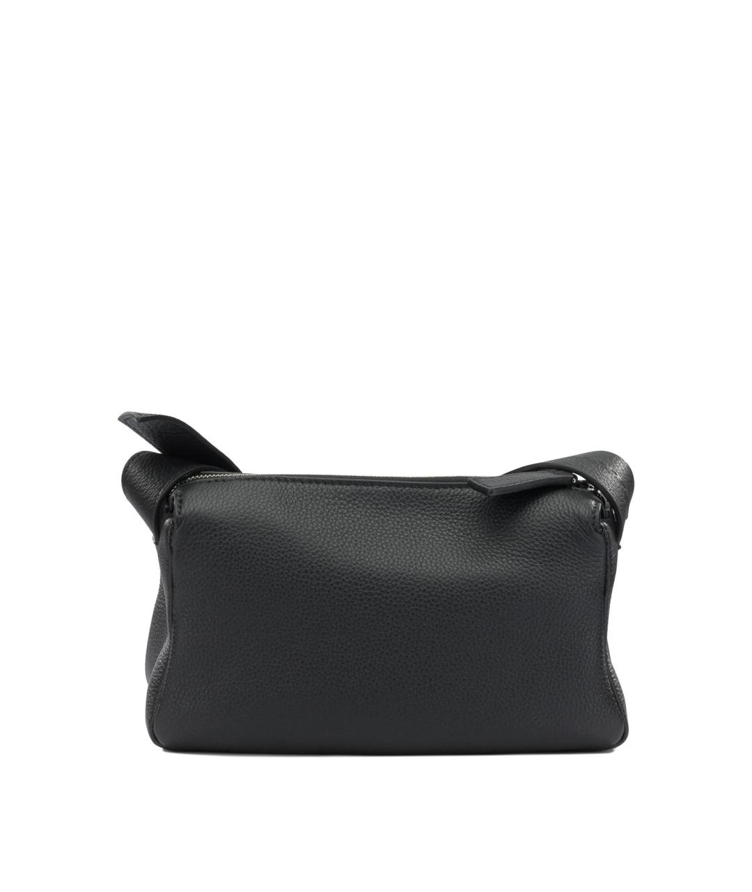 MAX MARA Черная кожаная сумка через плечо, фото 2