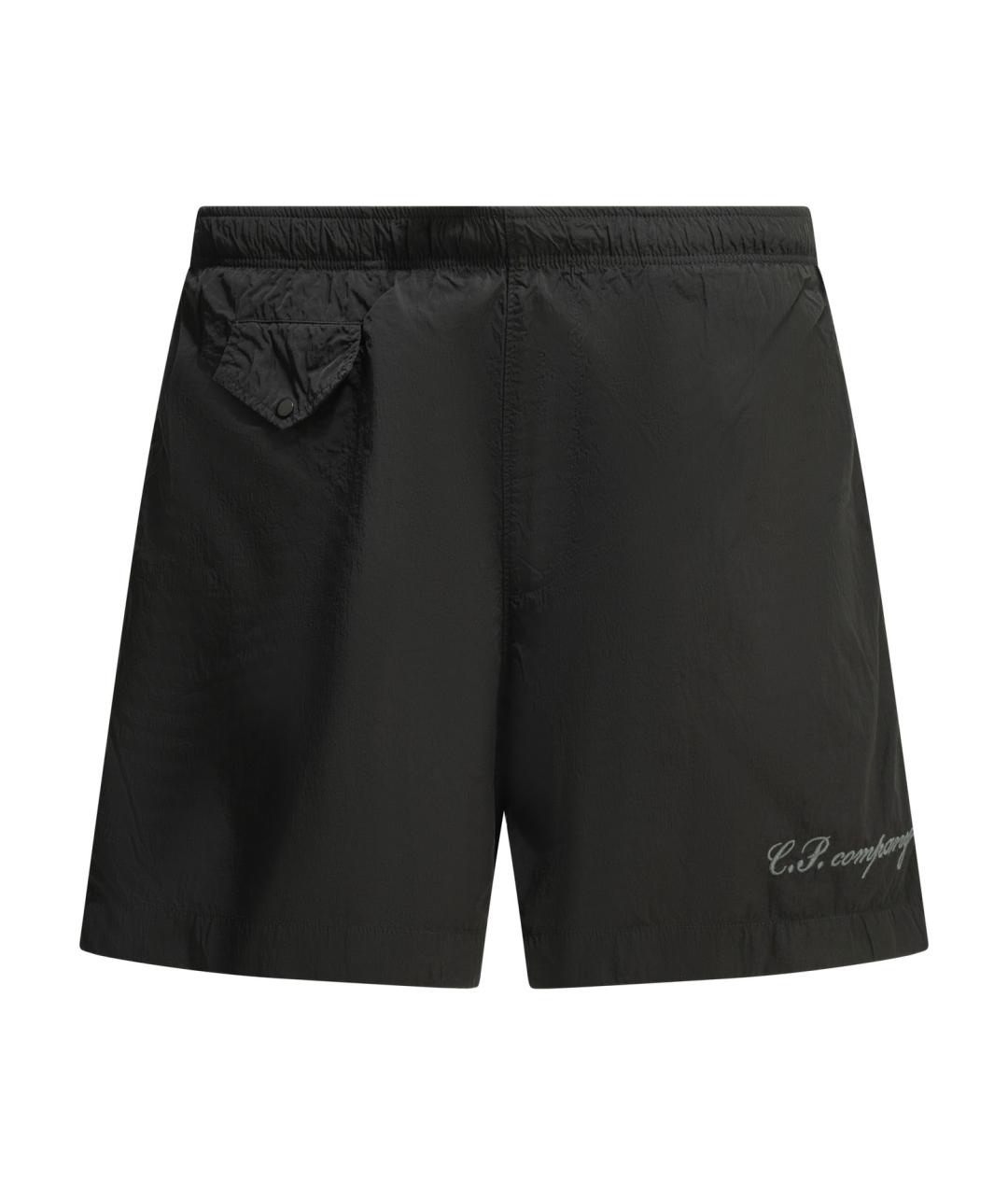 CP COMPANY Черные полиамидовые плавки, фото 1