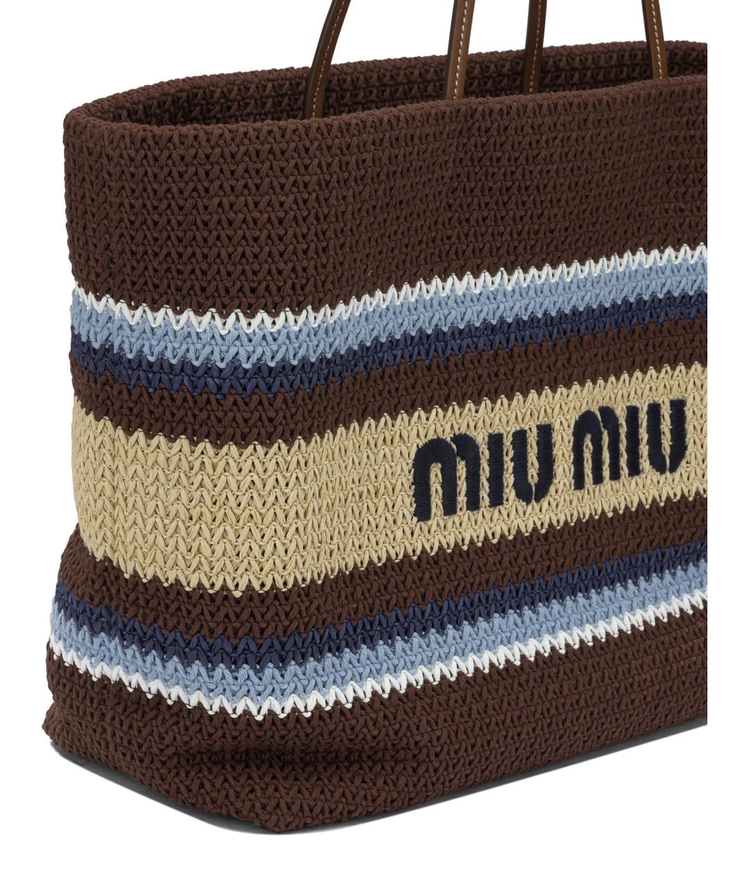 MIU MIU Мульти хлопковая сумка тоут, фото 3