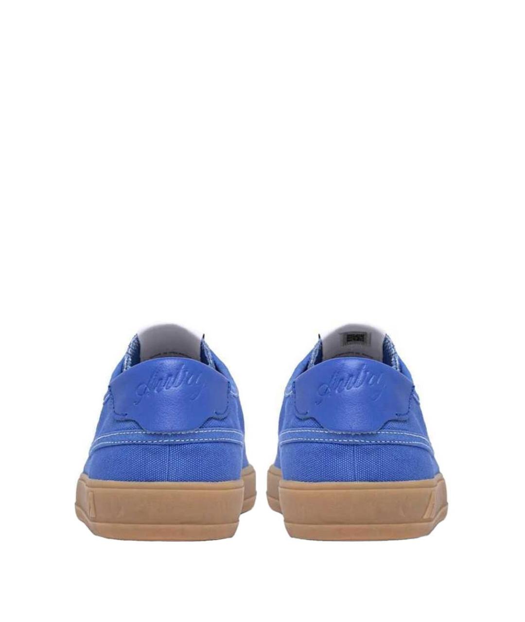 AUTRY Синие текстильные низкие кроссовки / кеды, фото 2