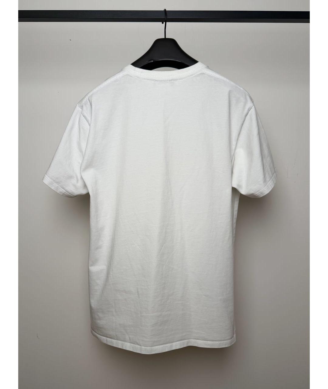 RAF SIMONS Белая хлопковая футболка, фото 2