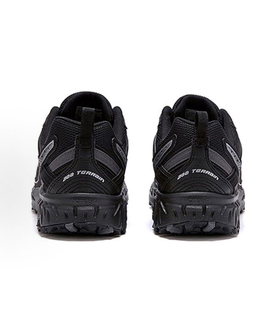 NEW BALANCE Черные текстильные низкие кроссовки / кеды, фото 4