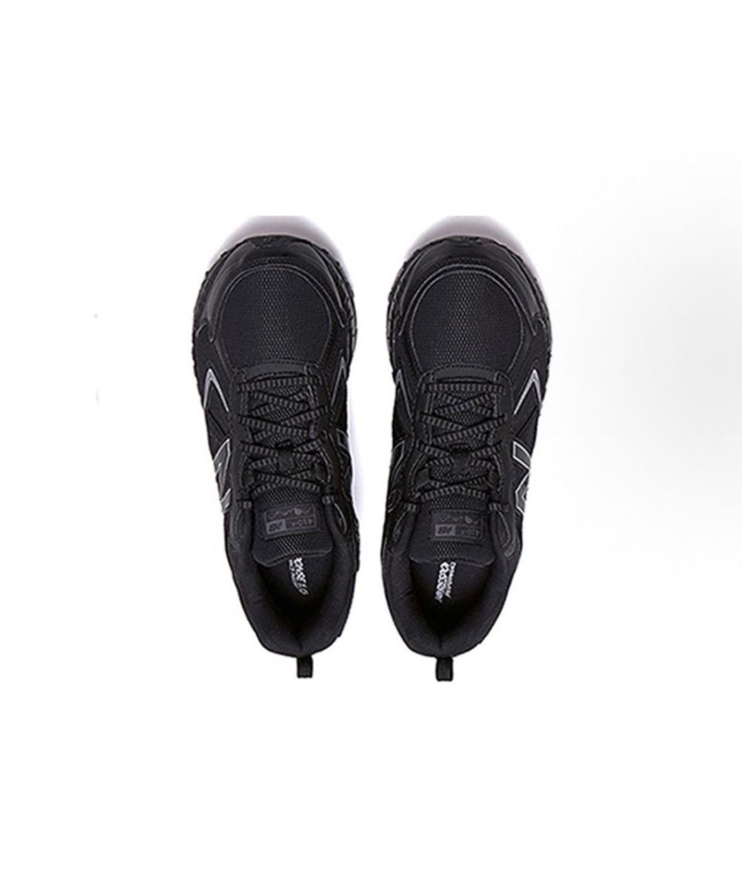 NEW BALANCE Черные текстильные низкие кроссовки / кеды, фото 3