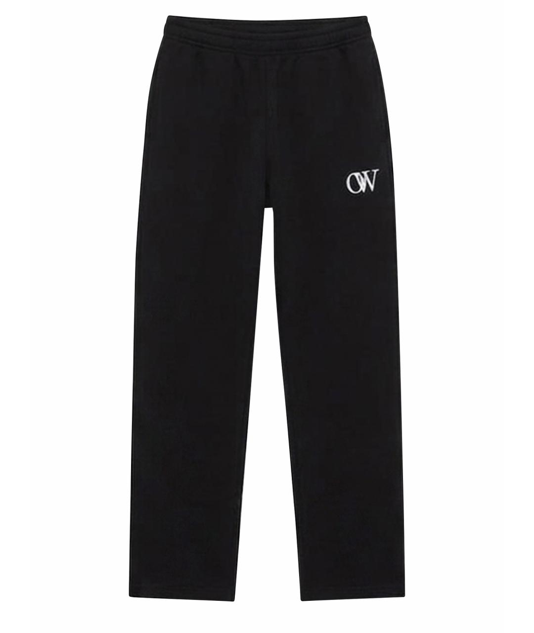 OFF-WHITE Черные хлопковые спортивные брюки и шорты, фото 5