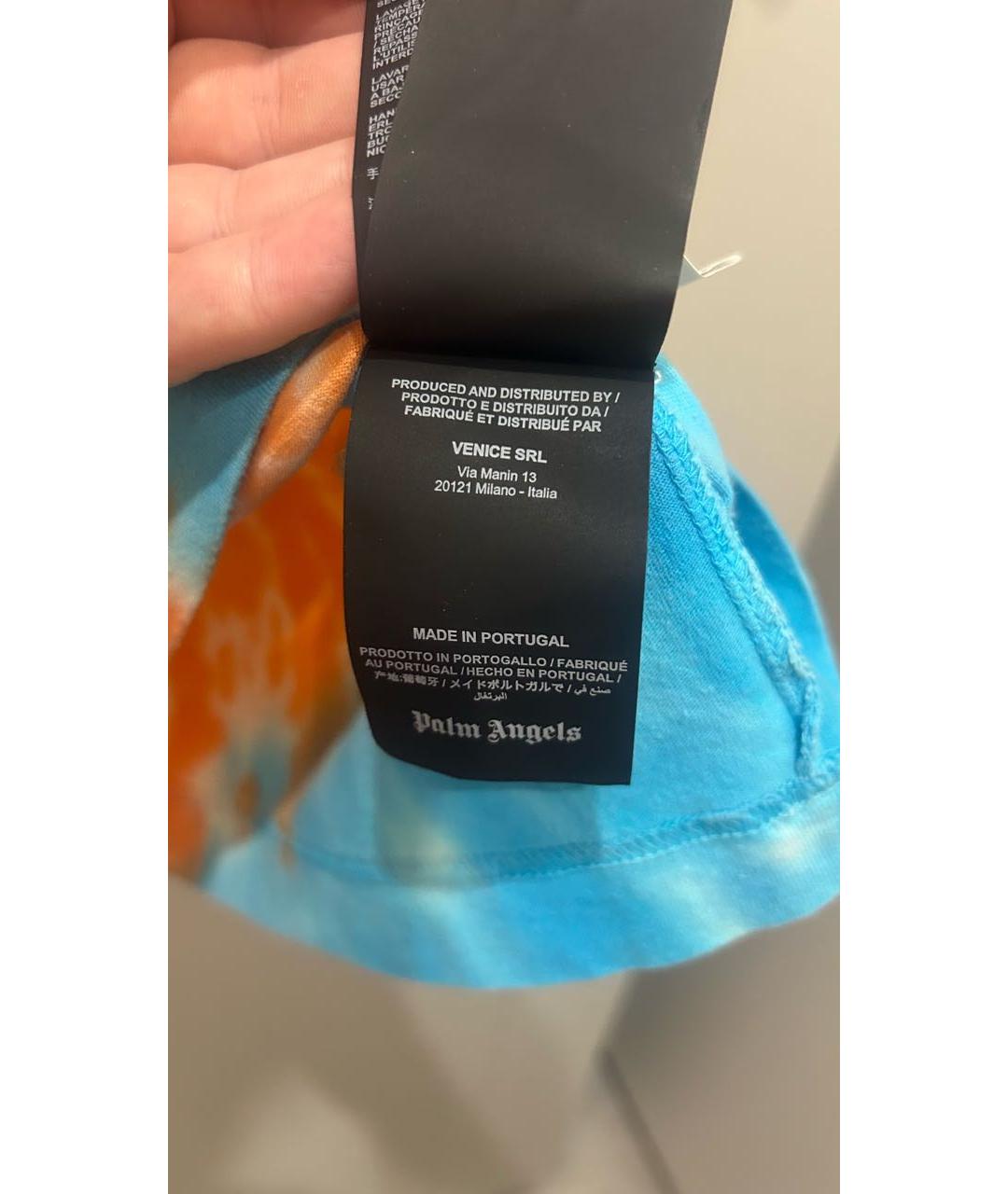 PALM ANGELS Мульти хлопковая футболка, фото 5