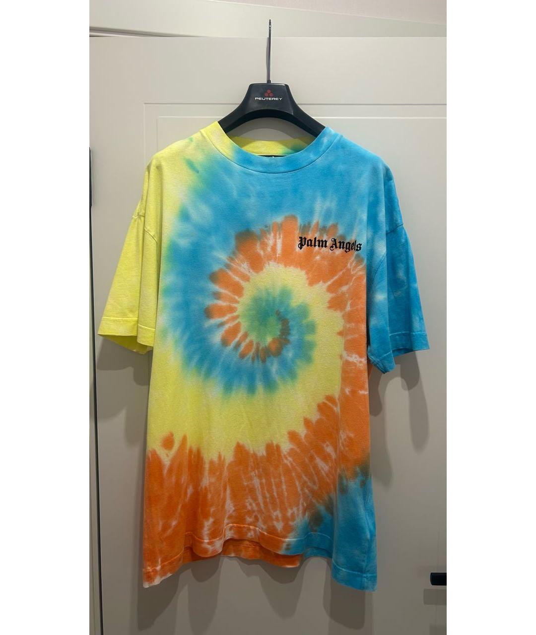PALM ANGELS Мульти хлопковая футболка, фото 7