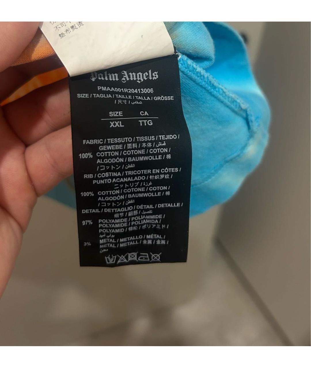 PALM ANGELS Мульти хлопковая футболка, фото 4