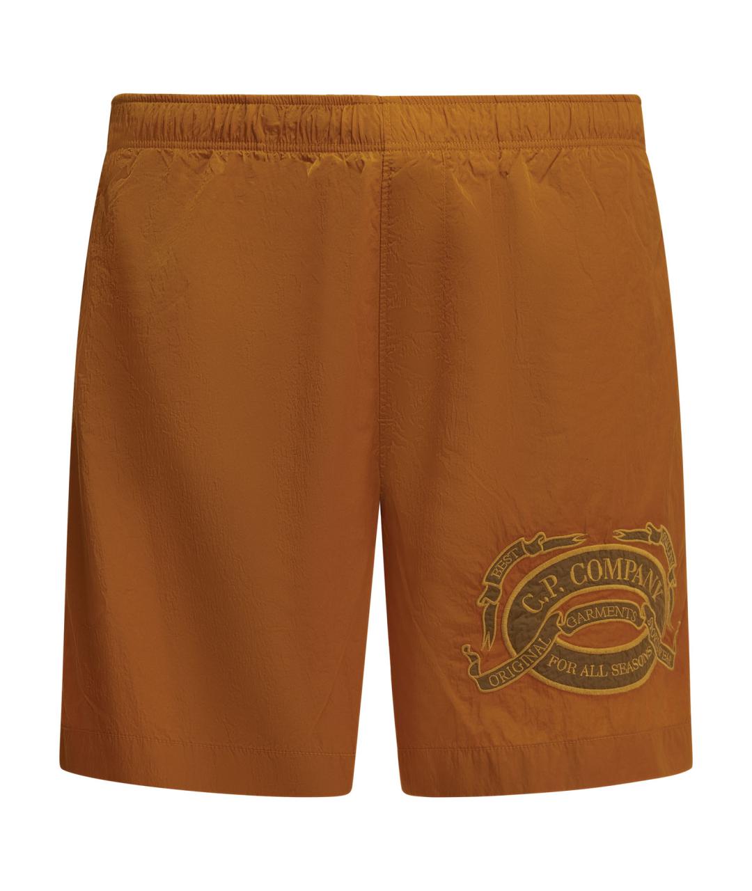 CP COMPANY Оранжевое полиамидовые плавки, фото 1