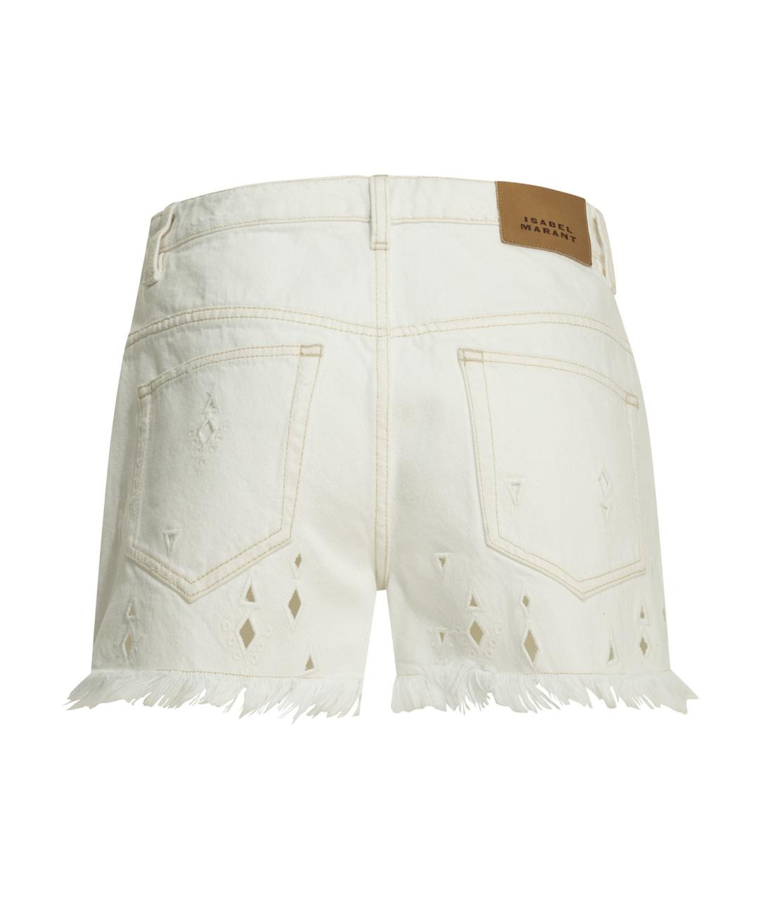 ISABEL MARANT Белые хлопковые шорты, фото 2