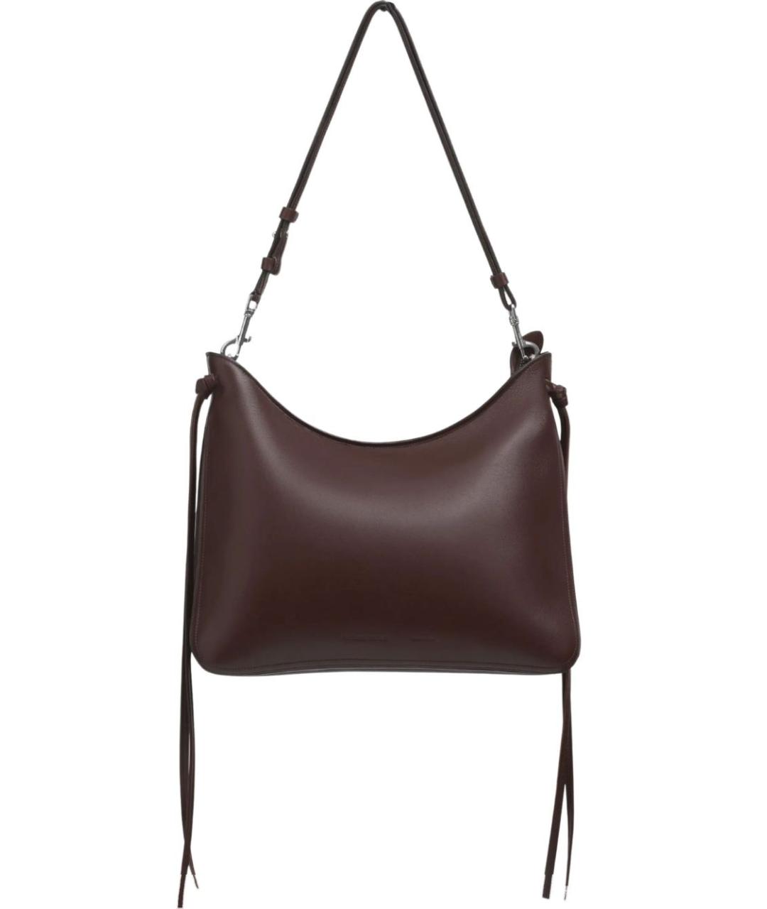 PHOEBE PHILO Коричневая кожаная сумка через плечо, фото 1