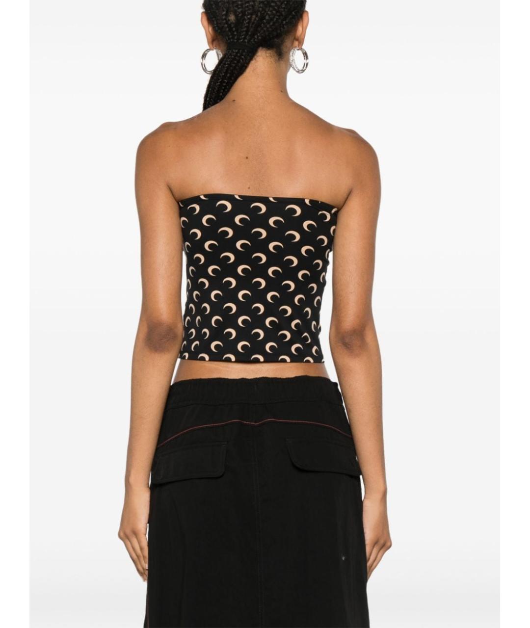 MARINE SERRE Черная майка, фото 5