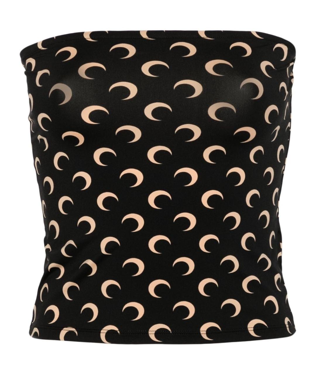 MARINE SERRE Черная майка, фото 1