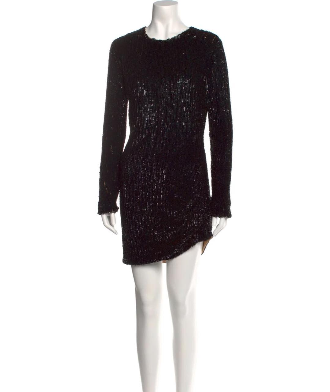 PINKO Черное коктейльное платье, фото 4