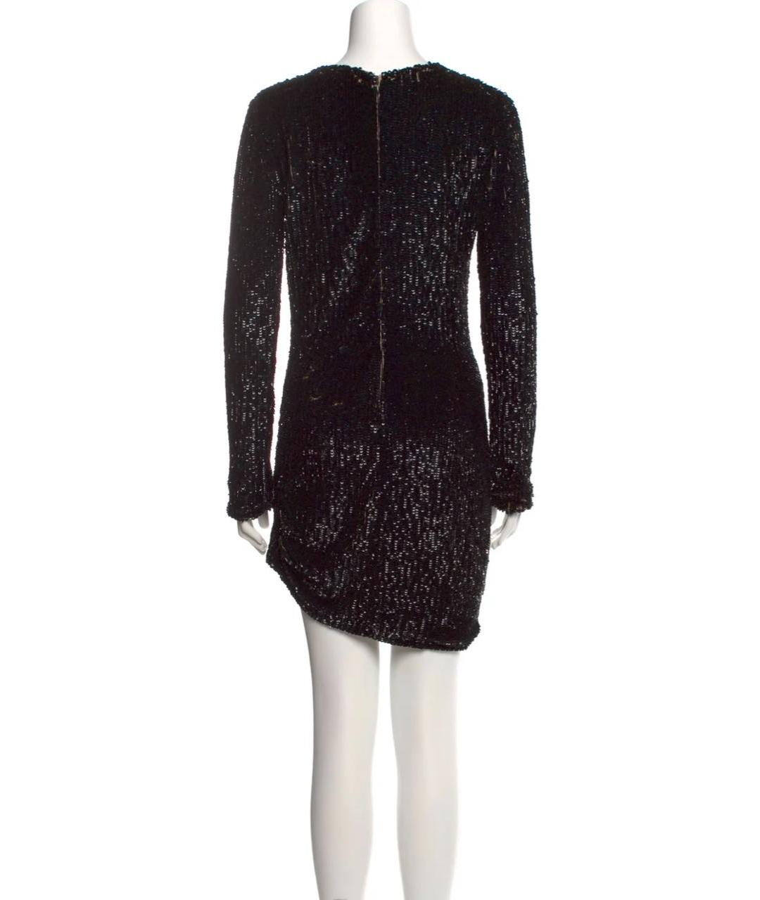 PINKO Черное коктейльное платье, фото 6