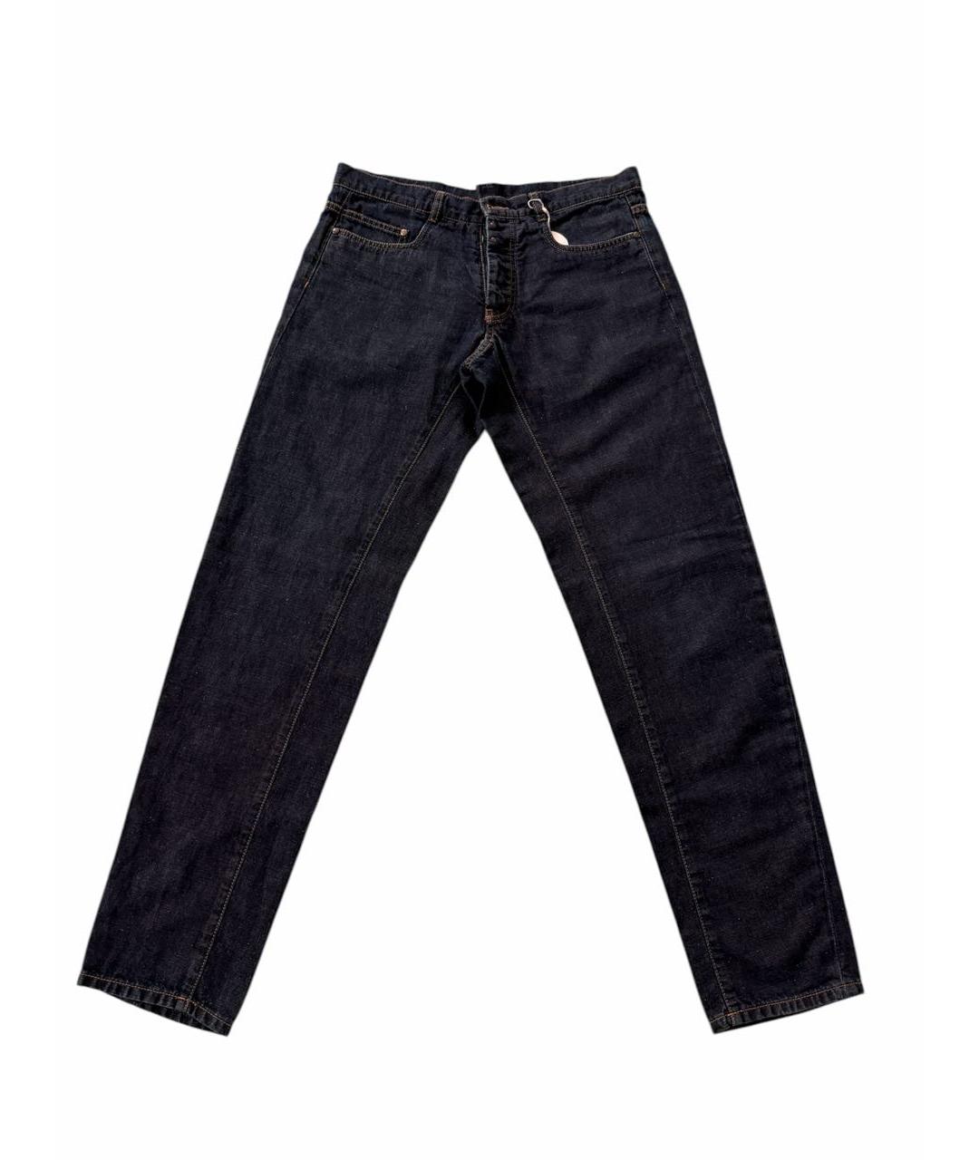 MAISON MARGIELA Темно-синие хлопковые джинсы, фото 9