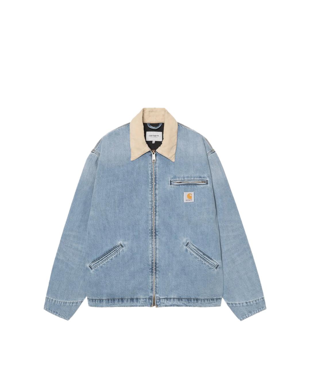 CARHARTT WIP Голубая хлопковая куртка, фото 5