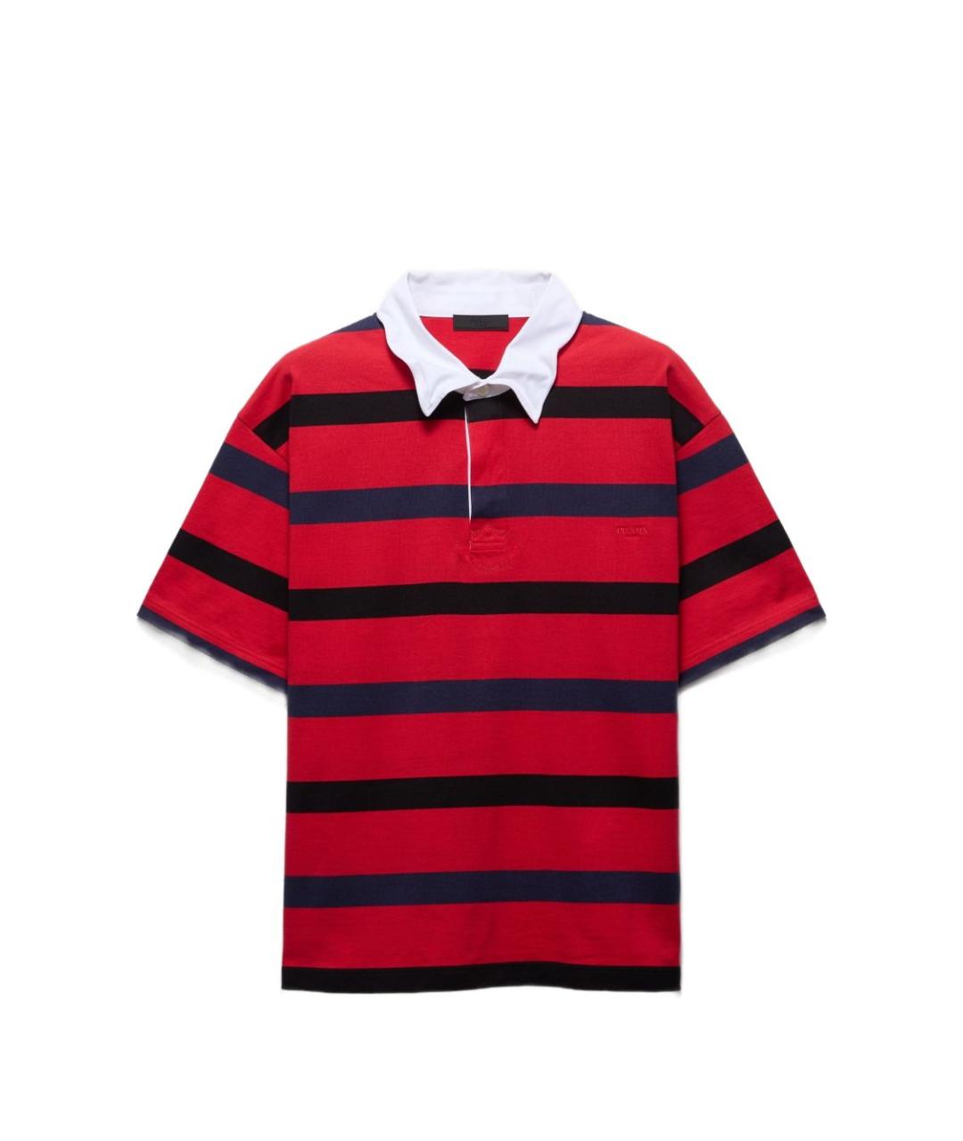 PRADA Хлопковое поло с коротким рукавом, фото 1