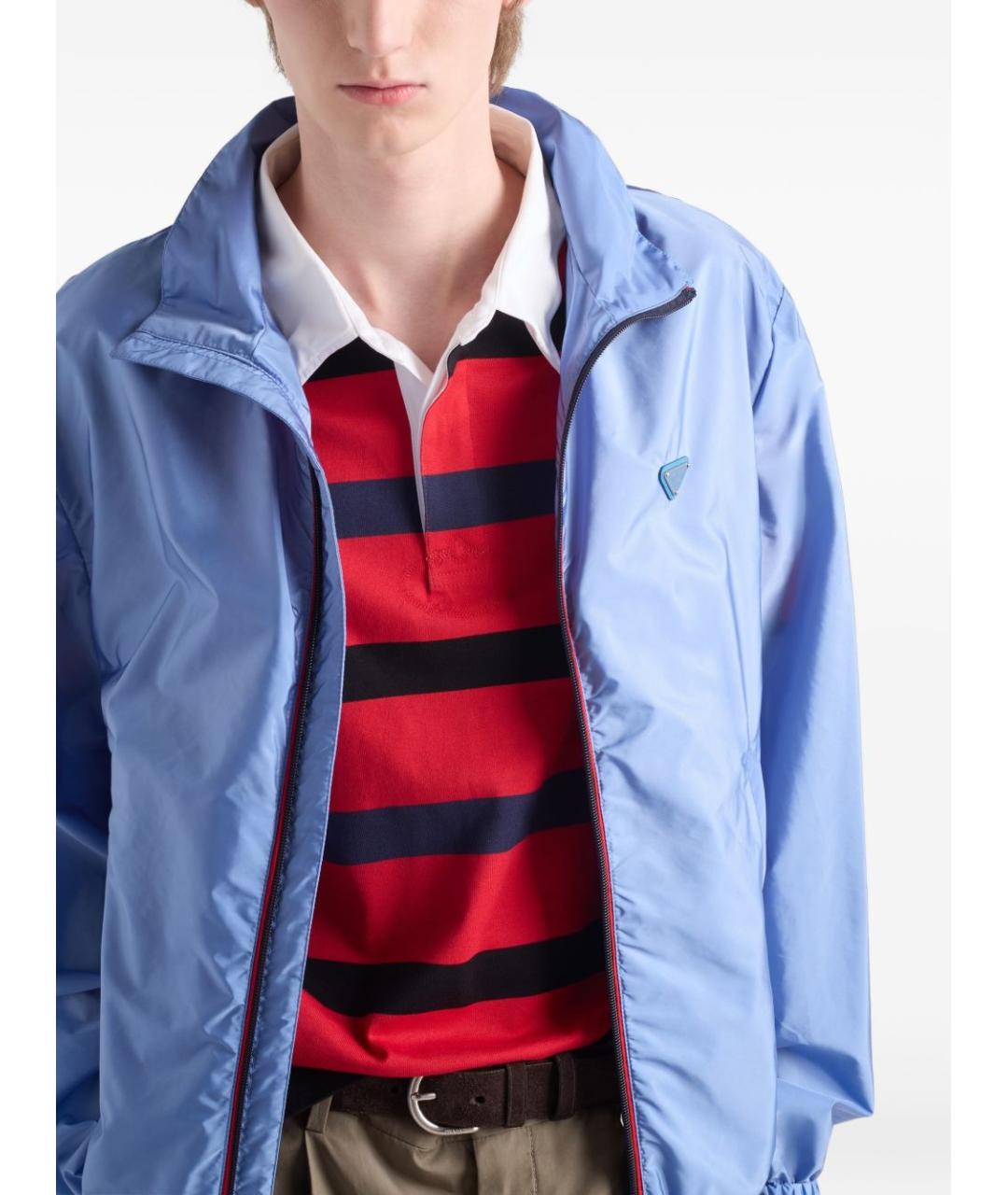 PRADA Хлопковое поло с коротким рукавом, фото 4