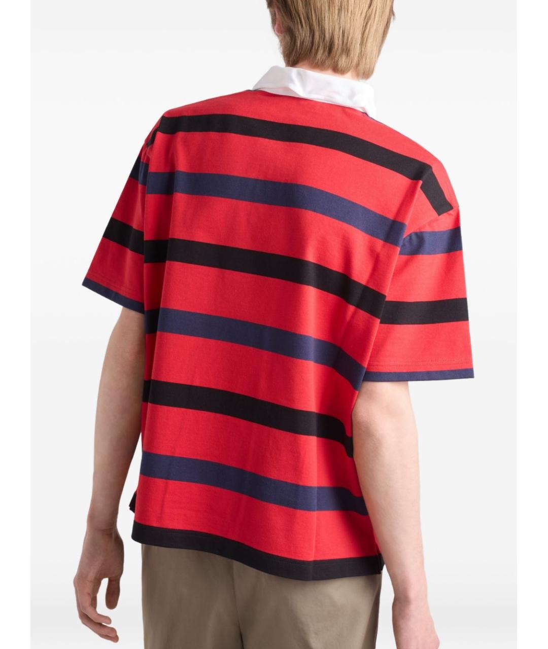 PRADA Хлопковое поло с коротким рукавом, фото 3