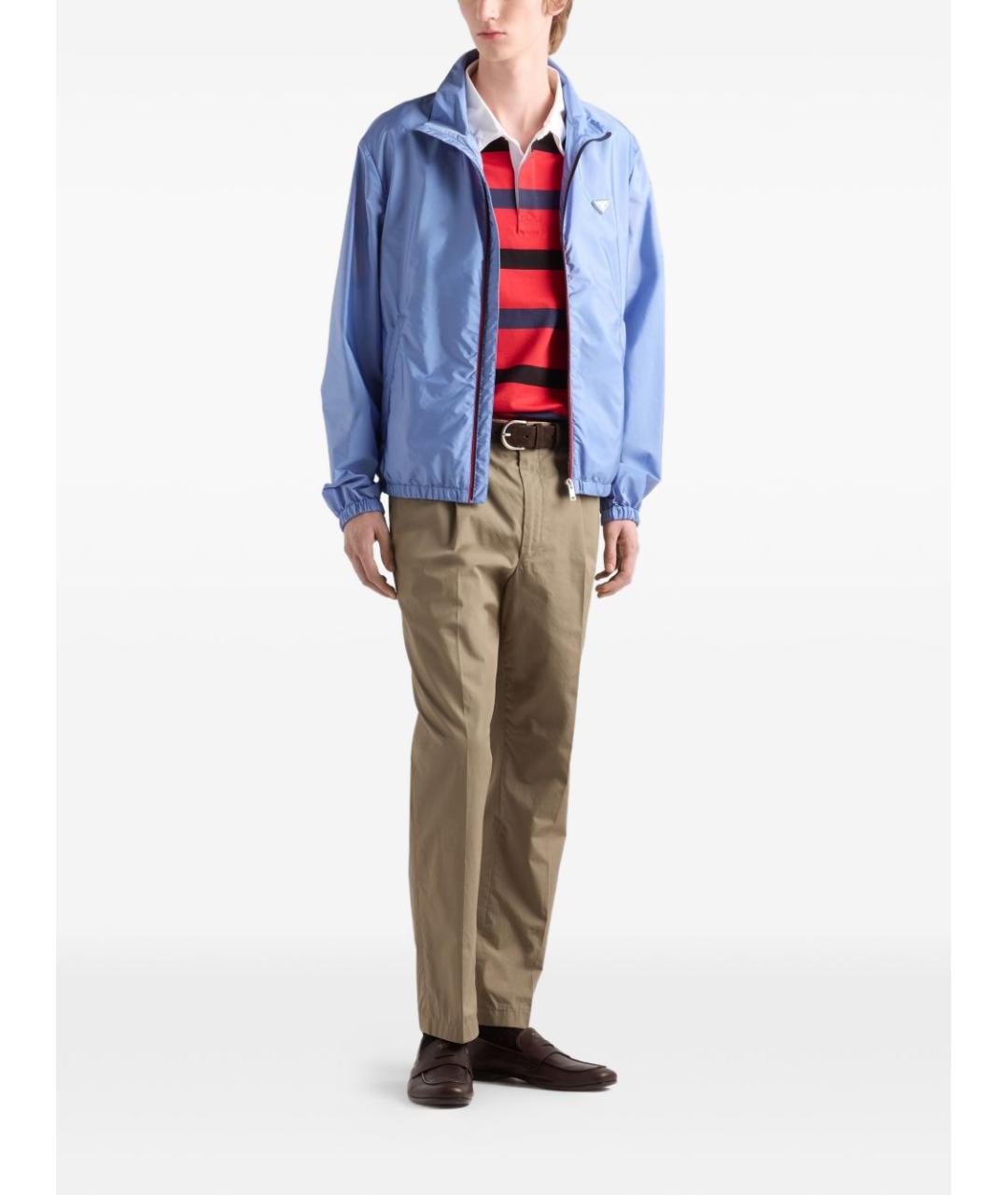 PRADA Хлопковое поло с коротким рукавом, фото 5