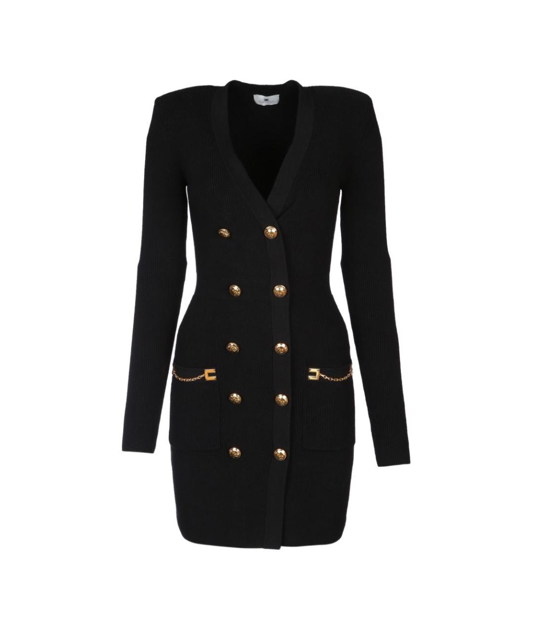 ELISABETTA FRANCHI Черное платье, фото 1