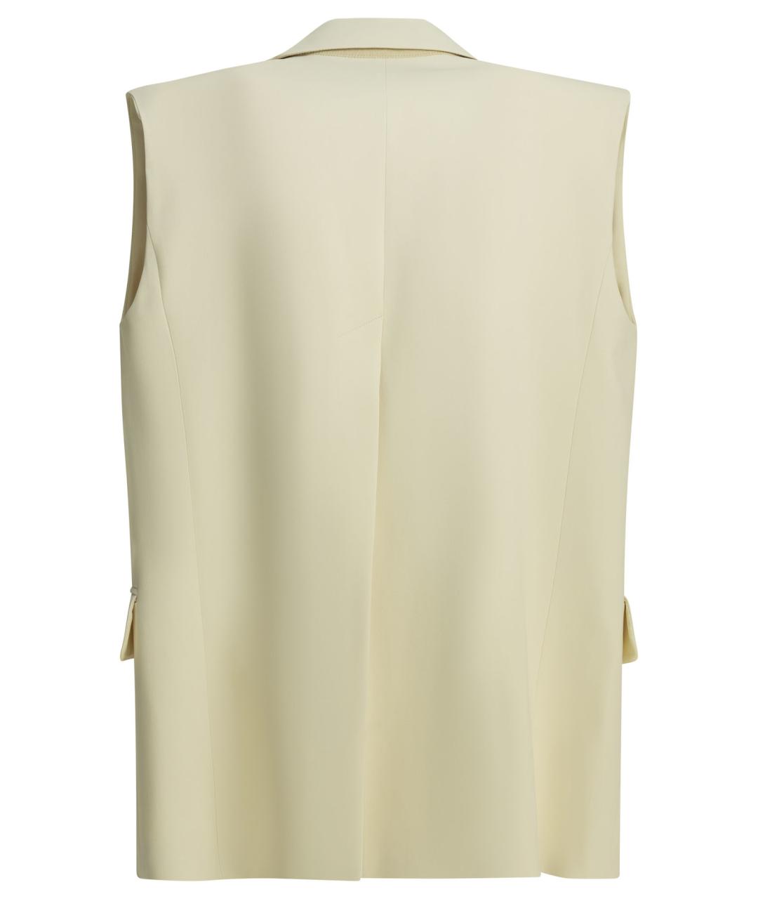 SPORTMAX Белый вискозный жакет/пиджак, фото 2