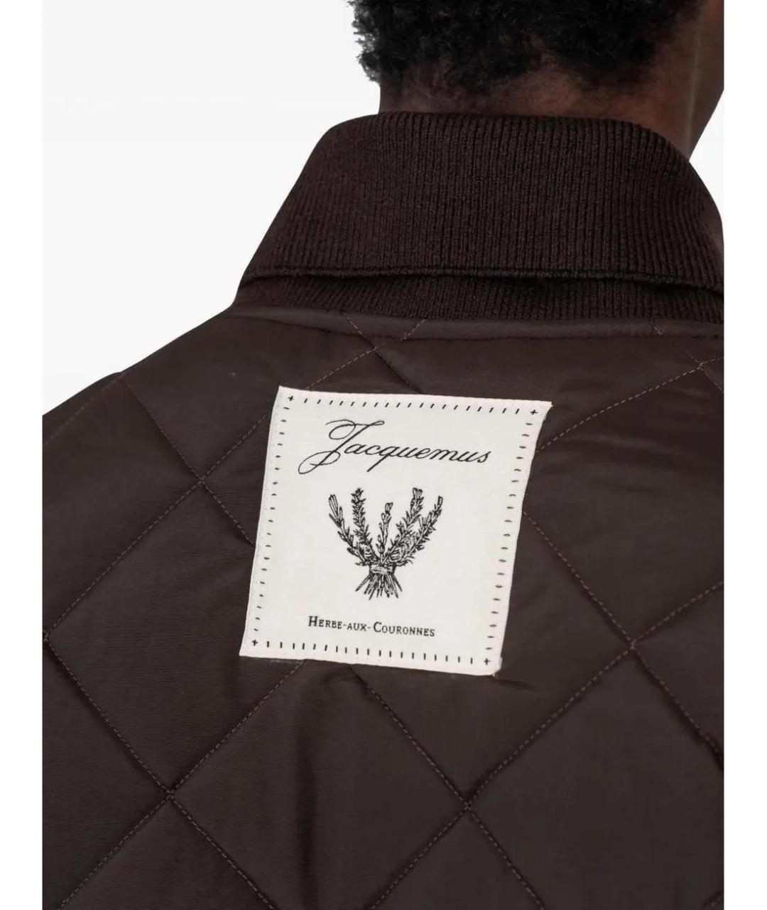 JACQUEMUS Темно-синяя полиамидовая куртка, фото 2