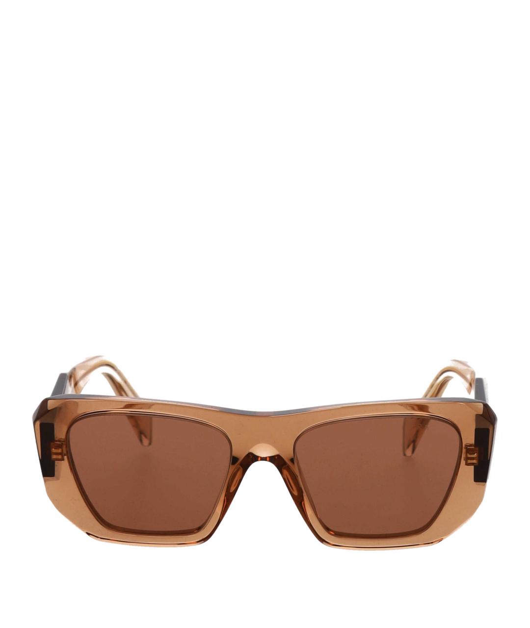 PRADA Коричневые солнцезащитные очки, фото 1