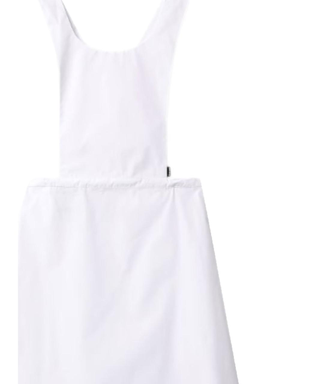 MIU MIU Белый хлопковый сарафан, фото 2