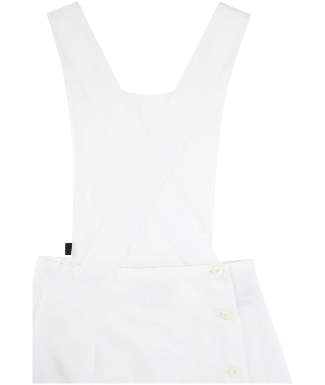 MIU MIU Белый хлопковый сарафан, фото 3